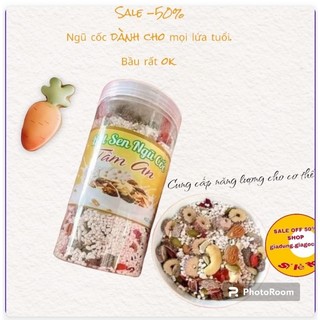 Ngũ cốc tâm an , 500gr/hũ , bột sen ngũ cốc , thơm ngon.