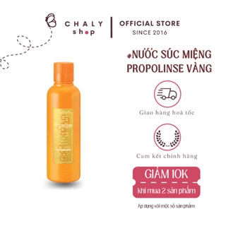 Nước súc miệng Propolinse Pure chiết xuất sáp ong chai loại bỏ mảng bám, sạch khuẩn, thơm miệng 600ml Nhật Bản