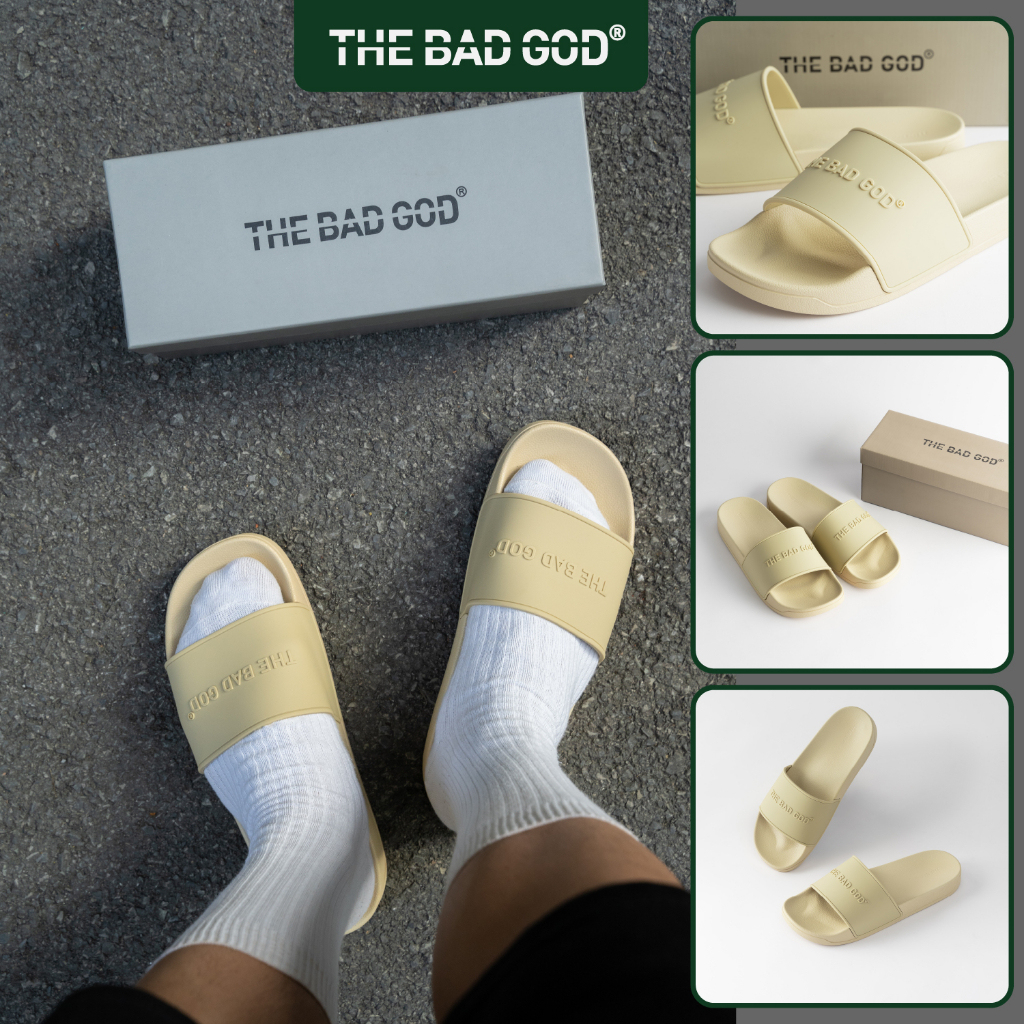 Dép quai ngang slipper The Bad God Basic fullbox X01 Desert