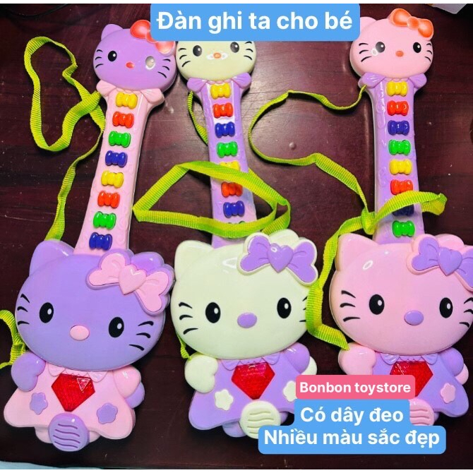 Đàn ghita mèo Kitty size lớn( không kèm Pin)
