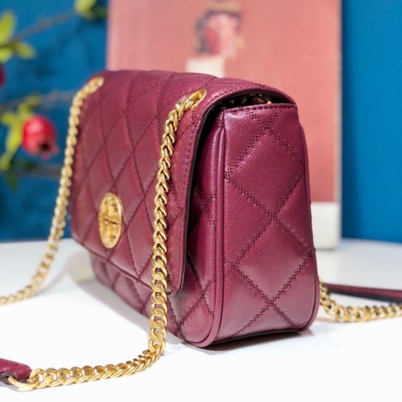 TÚI TORY BURCH WILLA SMALL LEATHER SHOULDER BAG