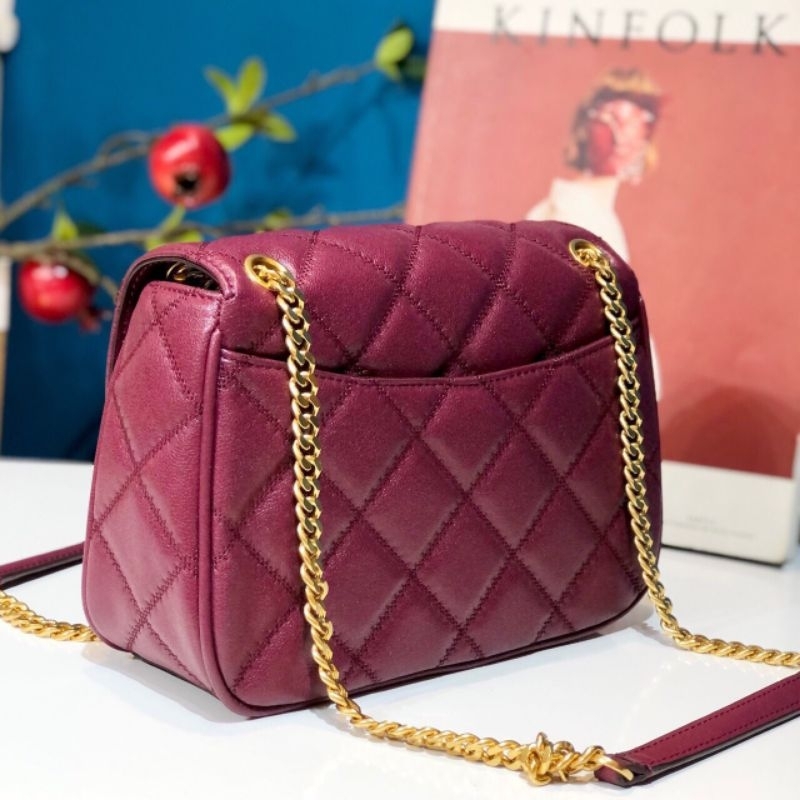 TÚI TORY BURCH WILLA SMALL LEATHER SHOULDER BAG