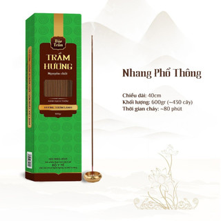 Nhang trầm hương thơm lành có tăm 40cm - 600g - CTI40 - Nhang Bảo Trầm