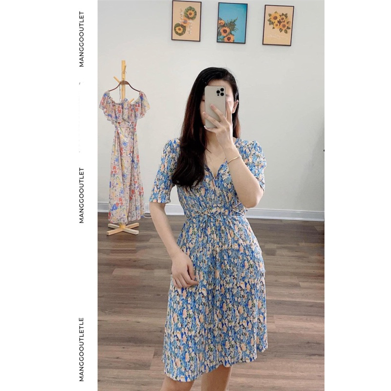 Váy hoa Mango cho chị em diện hè | Hàng chuẩn auth vợt sale