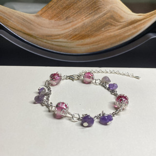 Vòng tay Handmade chuỗi hạt đá thạch anh.
