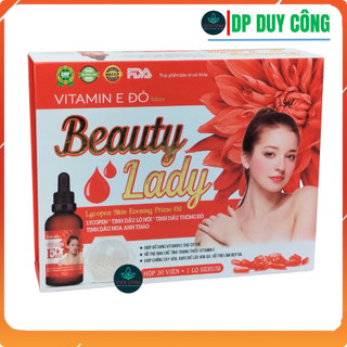 Vitamin e đỏ giúp làm đẹp da, chống oxy hóa, hạn chế lão hóa da, làm mờ vết thâm nám,tàn nhang