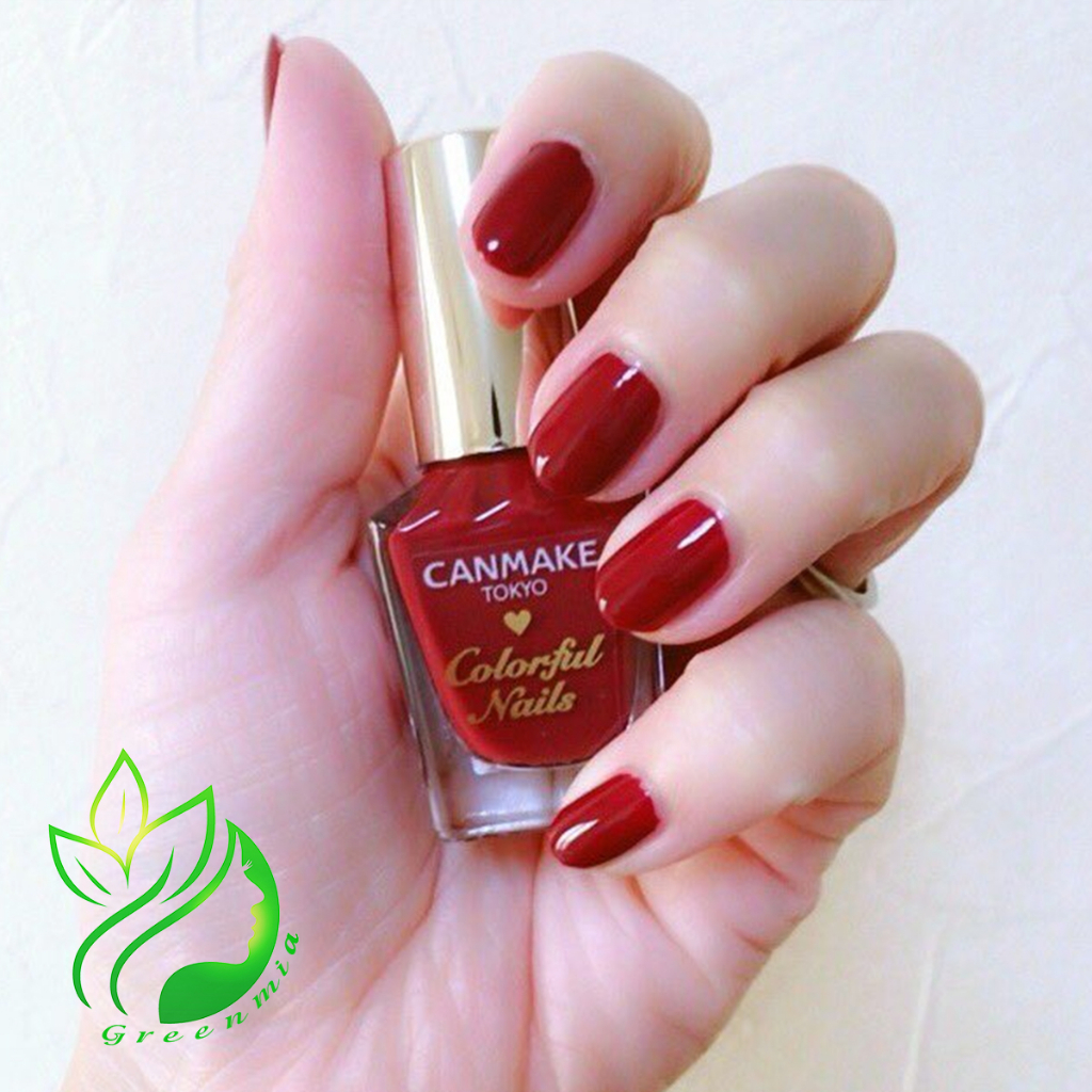Sơn Móng Tay Thạch Đỏ Đô Canmake Tokyo Japan Nhật Bản Nội Địa Sơn Móng Chân Màu N02 Chic Bordeaux sang trọng
