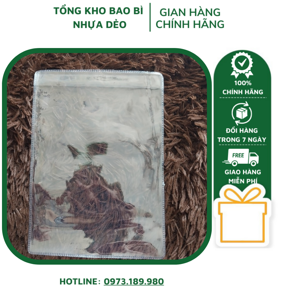 Túi Nhựa Đựng Khổ A5 Có Nắp Bảo Vệ Hồ Sơ Giấy Tờ Chống Thấm Mốc