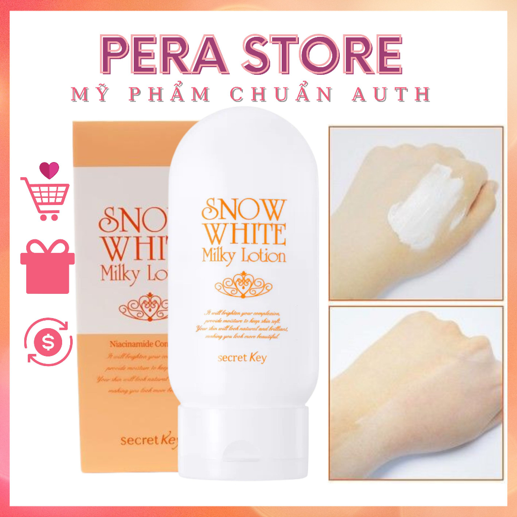 SỮA DƯỠNG TRẮNG DA SECRET KEY SNOW WHITE MILKY LOTION
