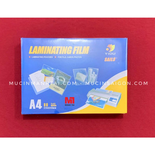 Giấy ép plastic A4 - 45 mic (1 xấp/100 tờ) - Màng ép plastic 45mic