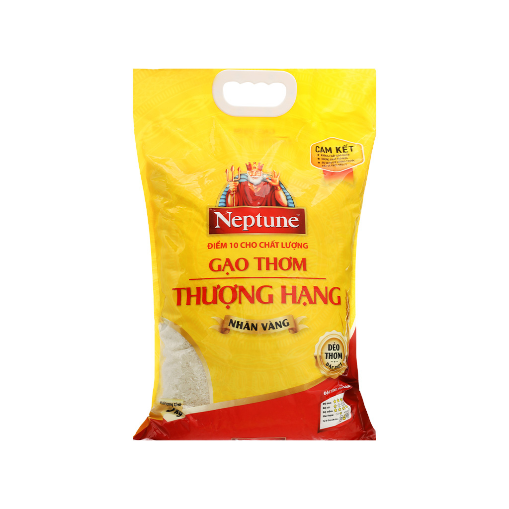 GẠO THƠM THƯỢNG HẠNG NEPTUNE - 5KG