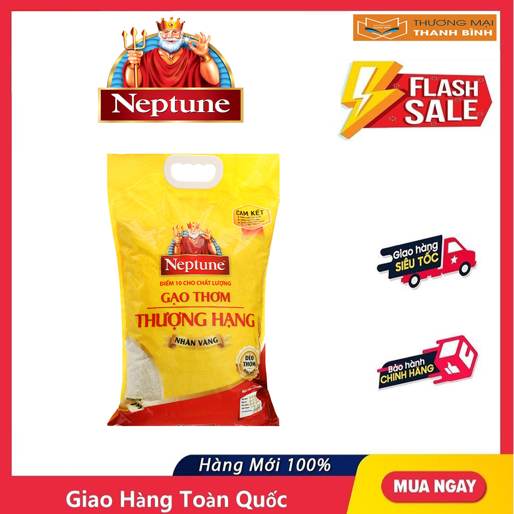 GẠO THƠM THƯỢNG HẠNG NEPTUNE - 5KG