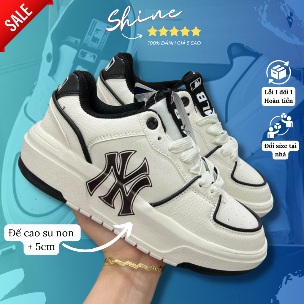 Giày MLB Chunky Tăng Chiều Cao, giày MLB nam nữ bản cao cấp, sneaker độn đế ny cực hot 2023