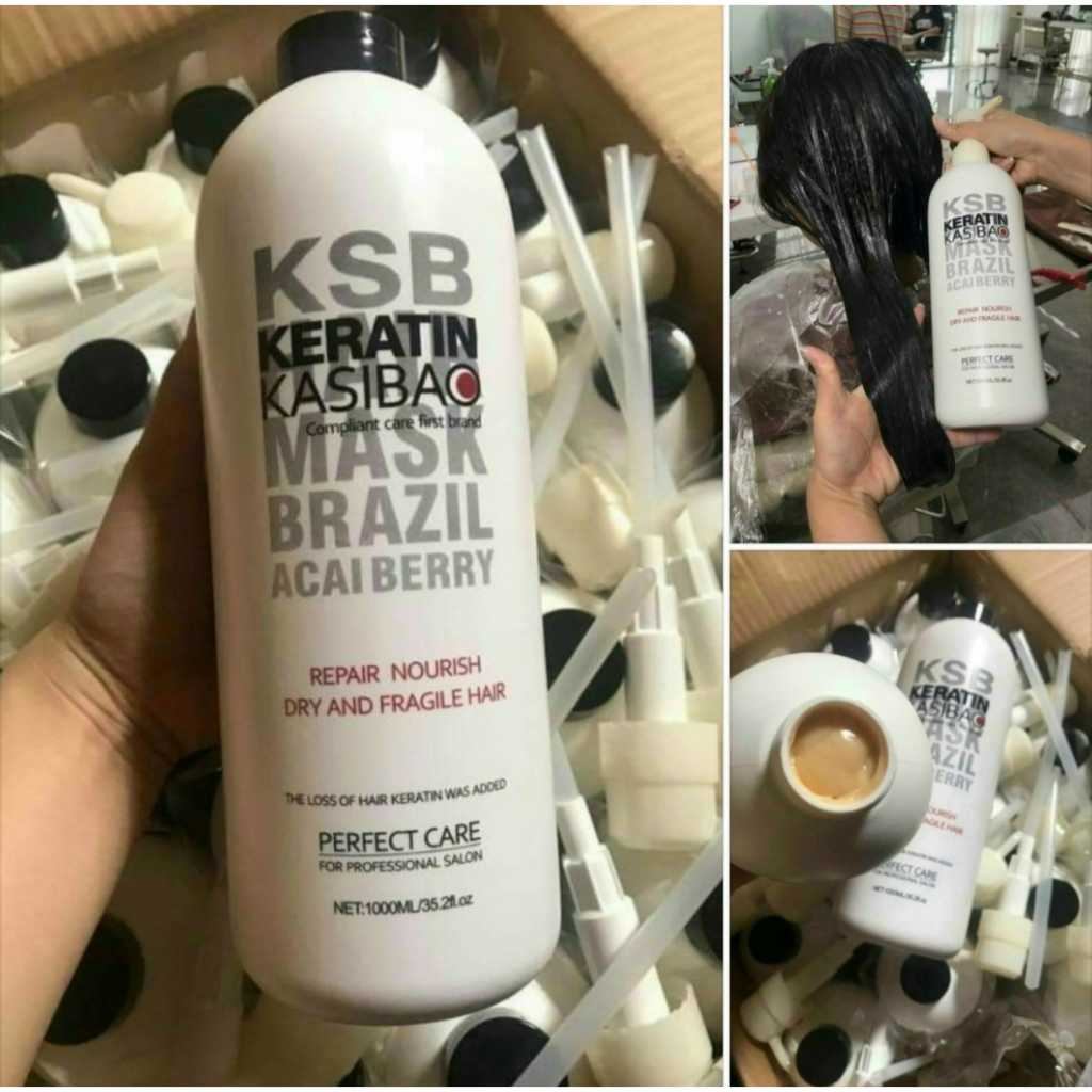 Hấp phục hồi keratin kasibao 1000ml có tạng vòi