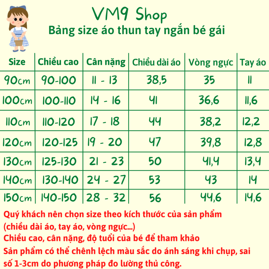 Áo thun cho bé gái AMBB KIDS, hình động vật dễ thương - Áo thun bé gái