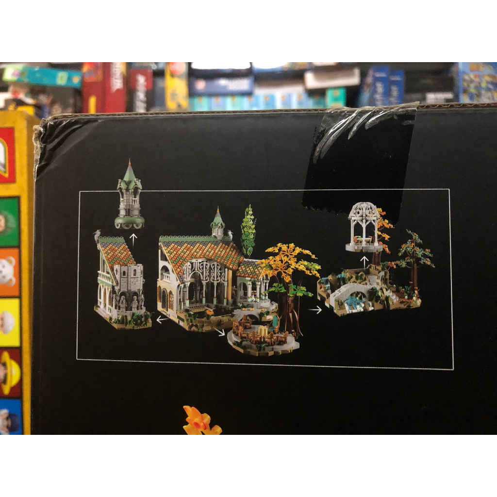 Xếp Hình 10316 Trung Cổ 66590 Khu Vườn Tiên Tộc Trông Lord Of The Rings 6167 Mảnh