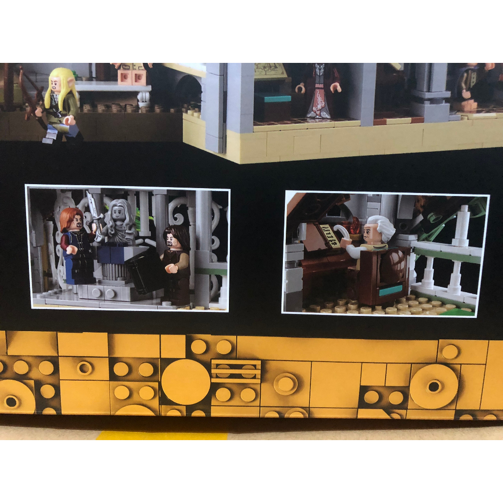 Xếp Hình 10316 Trung Cổ 66590 Khu Vườn Tiên Tộc Trông Lord Of The Rings 6167 Mảnh