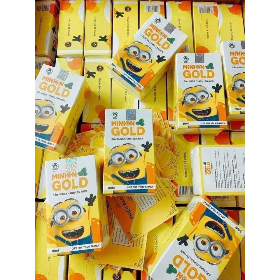 Tinh Dầu Húng Chanh Minion 🔥MUA 1 TẶNG 1🔥 giúp bé hết ho , hết sổ mũi , tăng đề kháng