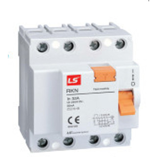 Aptomat chống giật rkn 3p+n 25a, 32a, 40a, 63a 100ma ls
