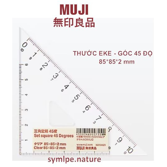 Thước Muji các loại Chính hãng