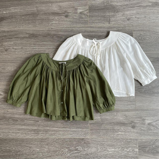 Áo croptop form suông rộng
