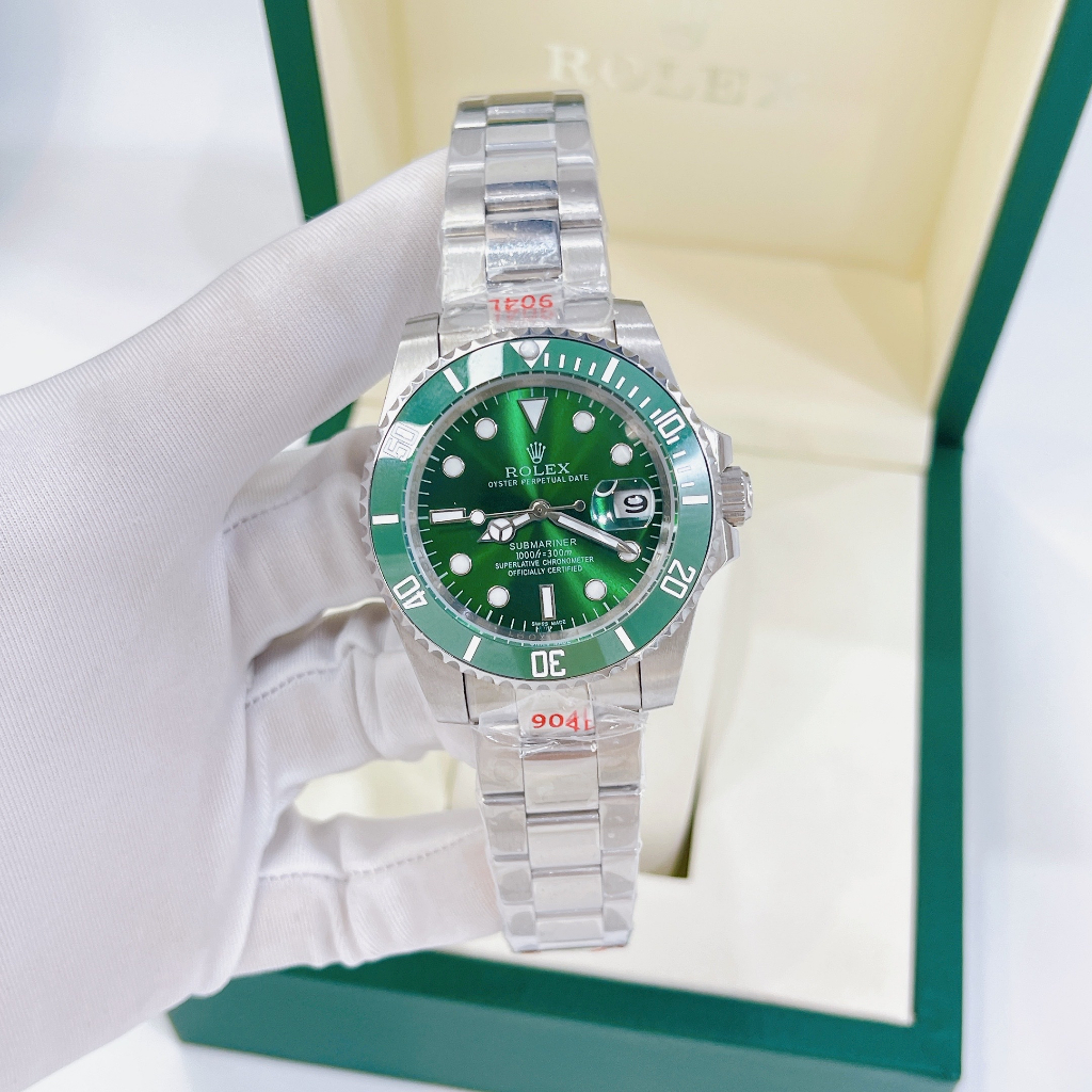 [ Full Box ] Đồng Hồ Nam Rolex - Size 42mm, Máy Cơ, Kính Sapphire Chống Trày,Thép Không Gỉ, 3 Kim Bảo Hành Máy 6 Tháng