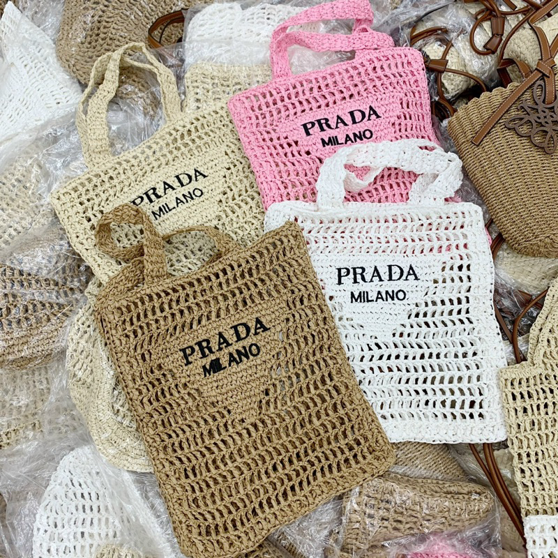 Túi tote cói prada mới nhất 2023