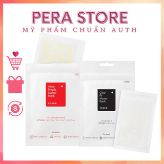 [Chính Hãng] Miếng Dán Mụn COSRX Acne Pimple - Clear Fit Master Patch - COSRX đỏ - đen