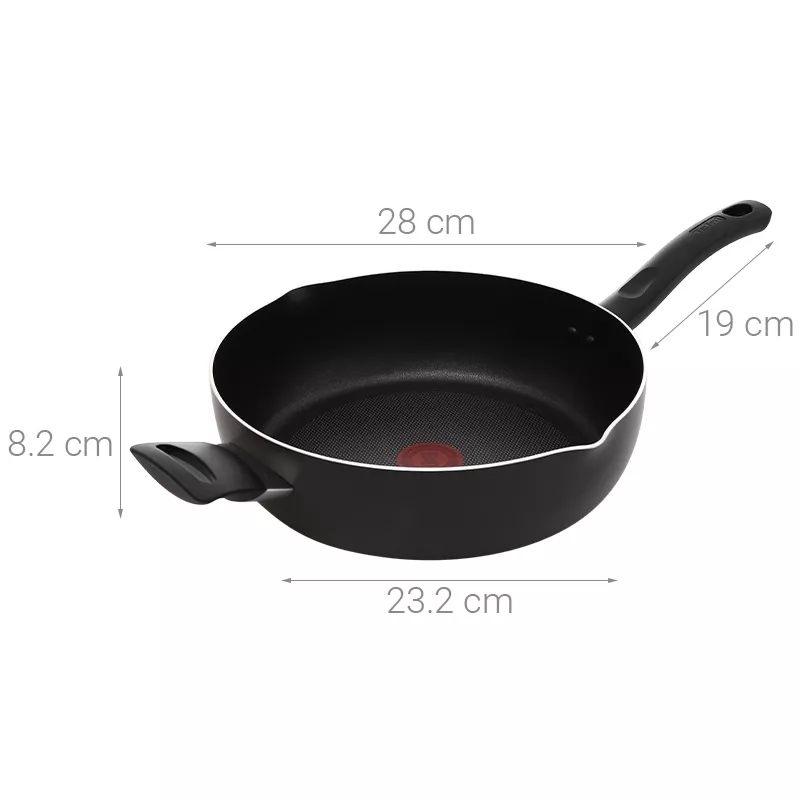 CHẢO TỪ TEFAL DAY BY DAY 28CM SÂU LÒNG