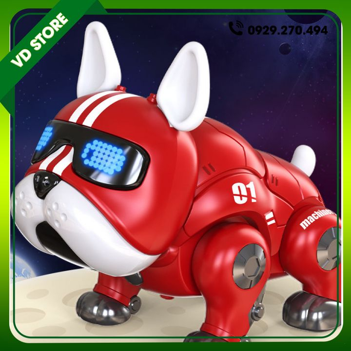 Đồ Chơi Chú Chó Robot Biết Đi Biết Nhảy Múa Có Đèn Nhạc Vui Nhộn Cho Bé