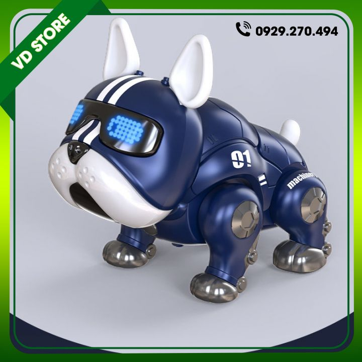 Đồ Chơi Chú Chó Robot Biết Đi Biết Nhảy Múa Có Đèn Nhạc Vui Nhộn Cho Bé