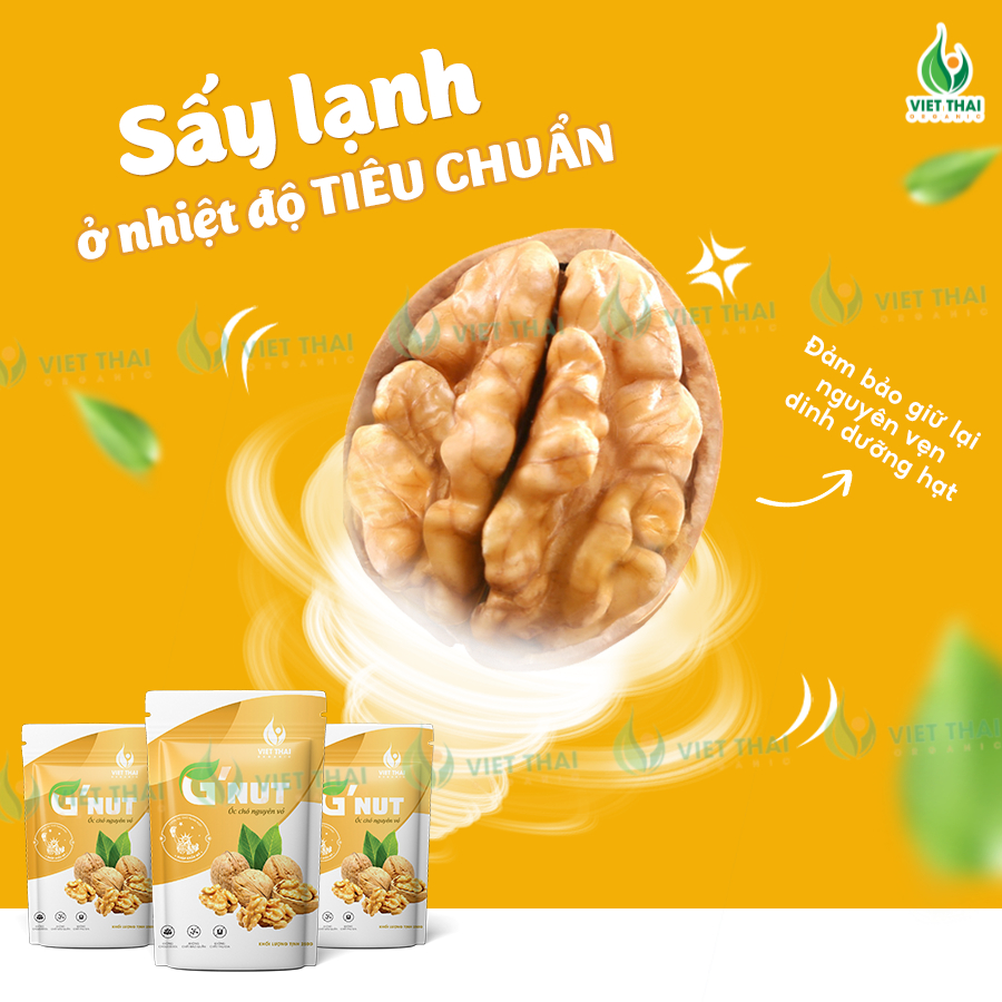 [Mới] Hạt Óc Chó G’Nut Nguyên Vỏ Nhập Mỹ Dinh Dưỡng Ăn Kiêng Chuẩn Chất Lượng Gói 250g Việt Thái Official