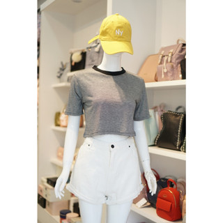 Áo Thun Croptop 050 sọc đen