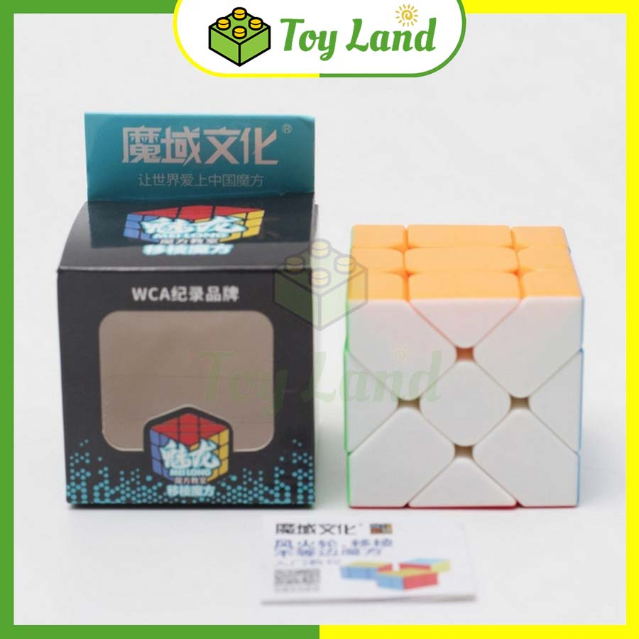 Rubik Fisher Cube MoYu Meilong Stickerless Rubic Biến Thể Fisher Đồ Chơi Lắp Ráp Xếp Hình - Toy Land