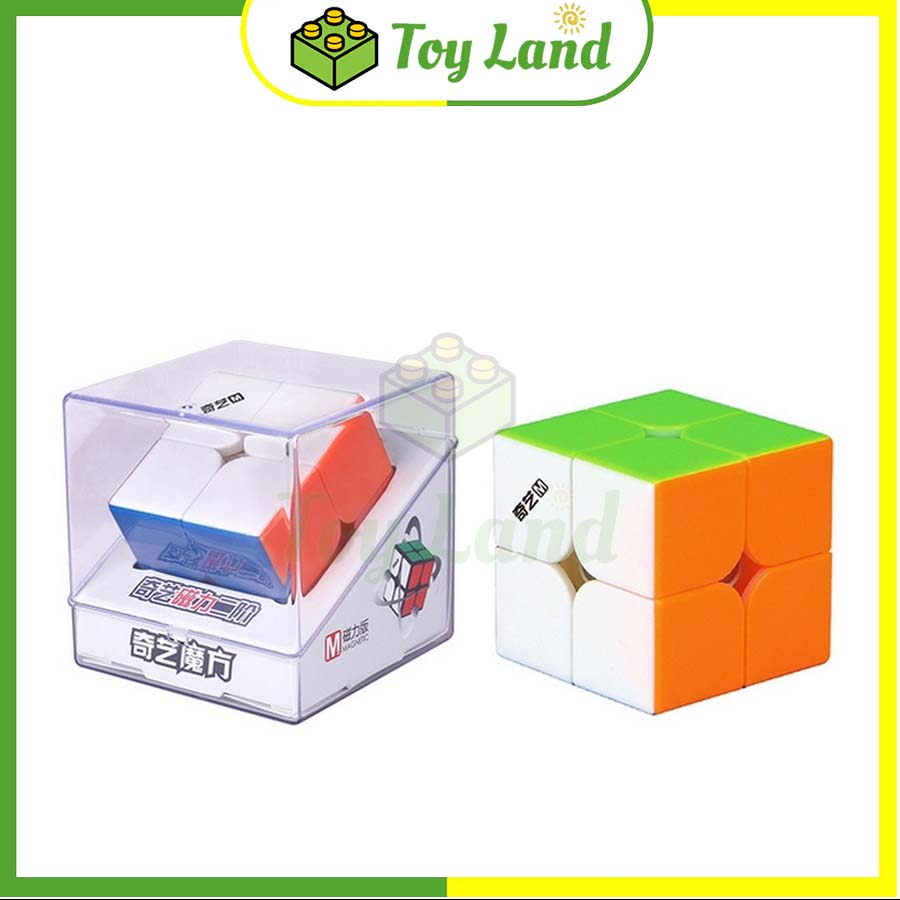 Rubik 2x2 QiYi MS Stickerless Có Nam Châm Rubic 2 Tầng 2x2x2 Không Viền Đồ Chơi Lắp Ráp Xếp Hình