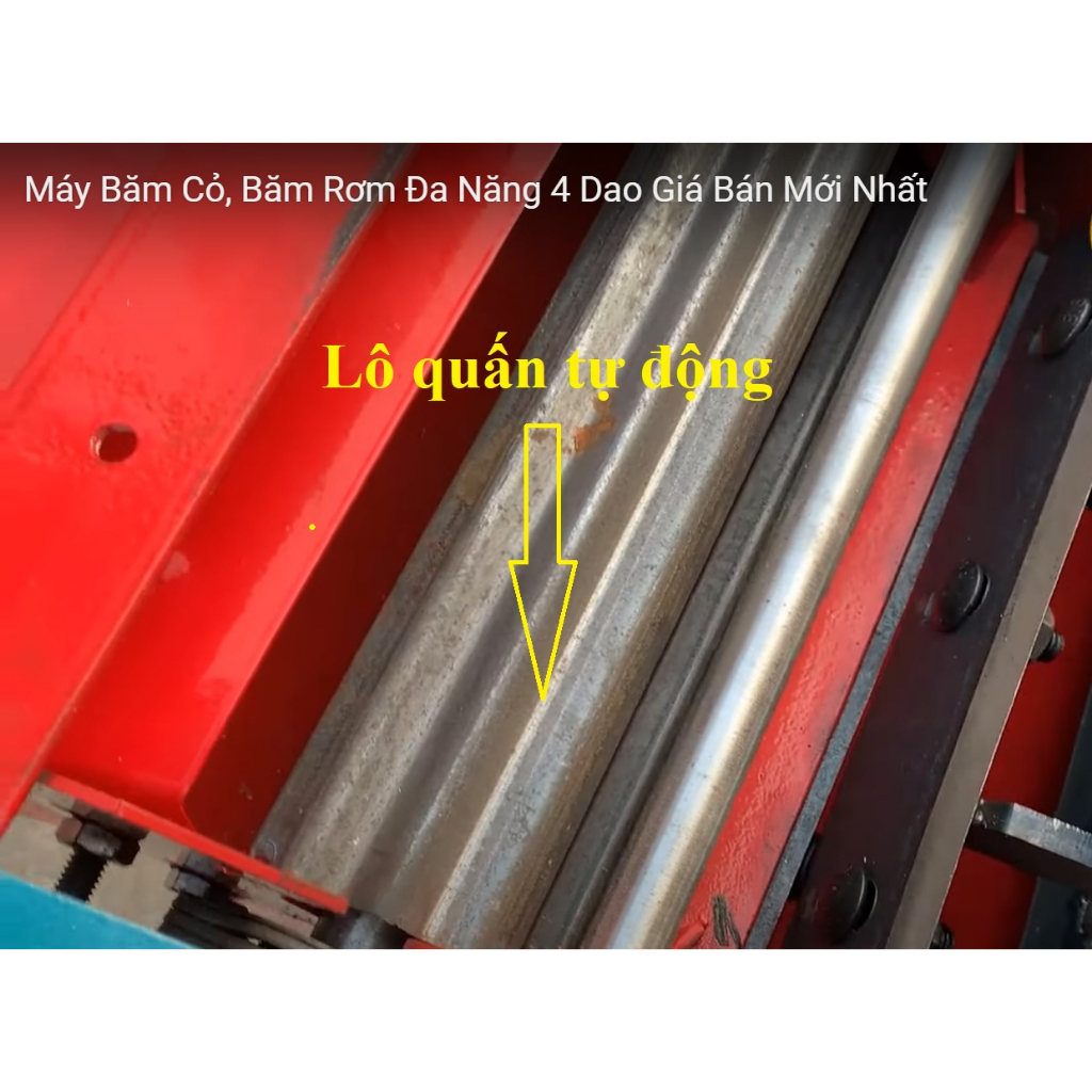 Máy Băm Cỏ, Băm Rơm Đa Năng ZT06 4 Dao