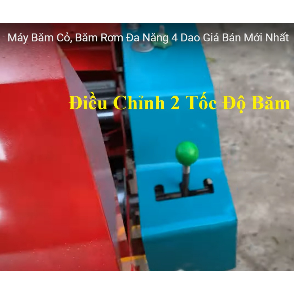 Máy Băm Cỏ, Băm Rơm Đa Năng ZT06 4 Dao