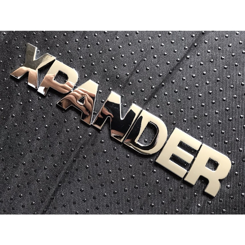 Chữ Và Số Kim Loại Trang Trí Xe Ô Tô - Chữ Nổi Có Kèm Theo Keo 3M Dán Xe Hơi