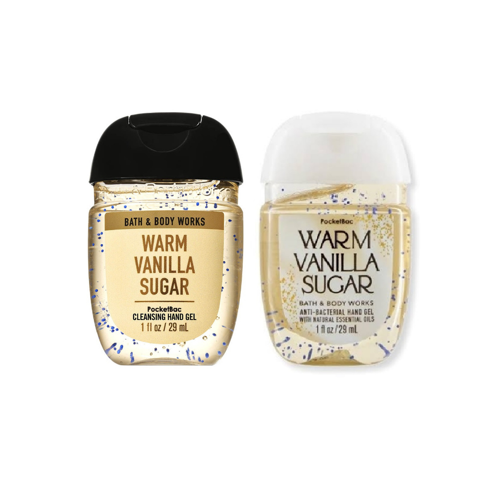 Gel rửa tay khô Bath & Body Works Hand Sanitizer PocketBac Cleansing Gel Warm Vanilla Sugar 29ml (Mỹ)