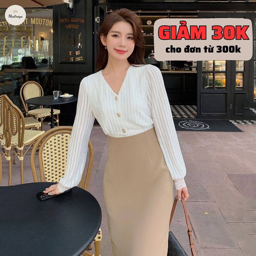 Chân Váy Công Sở Cao Cấp Tôn Dáng Cực Đẹp MAITREYA m309