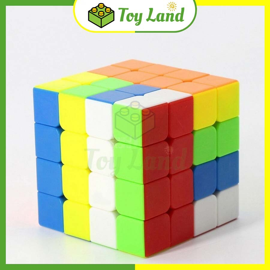 Rubik 4x4 QiYi MS Stickerless Có Nam Châm Rubic 4 Tầng 4x4x4 Không Viền Đồ Chơi Lắp Ráp Xếp Hình
