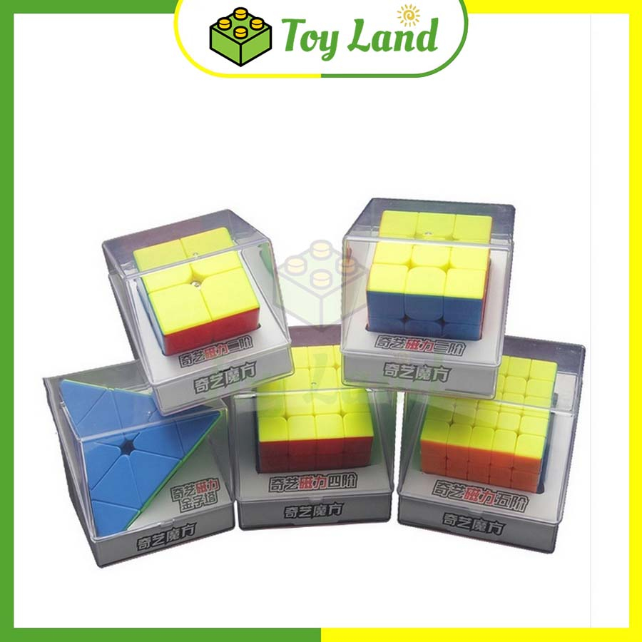 Rubik 4x4 QiYi MS Stickerless Có Nam Châm Rubic 4 Tầng 4x4x4 Không Viền Đồ Chơi Lắp Ráp Xếp Hình