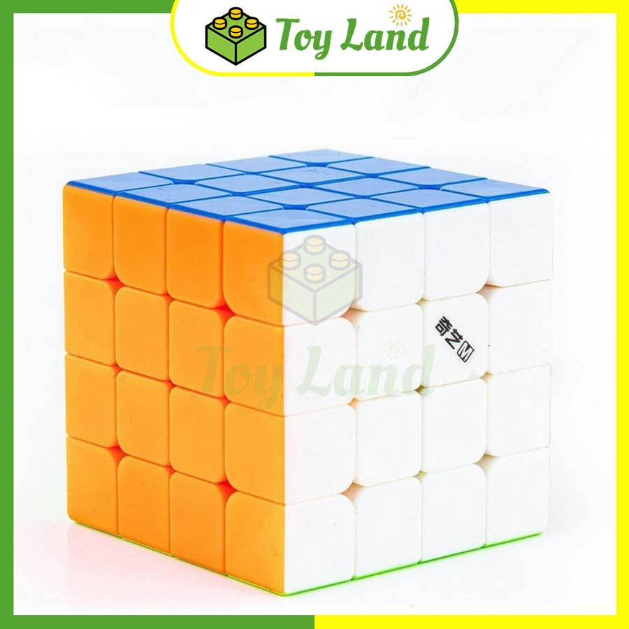 Rubik 4x4 QiYi MS Stickerless Có Nam Châm Rubic 4 Tầng 4x4x4 Không Viền Đồ Chơi Lắp Ráp Xếp Hình