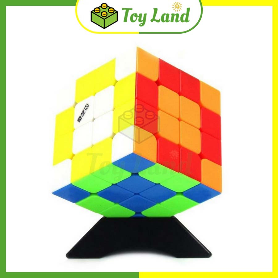 Rubik 4x4 QiYi MS Stickerless Có Nam Châm Rubic 4 Tầng 4x4x4 Không Viền Đồ Chơi Lắp Ráp Xếp Hình