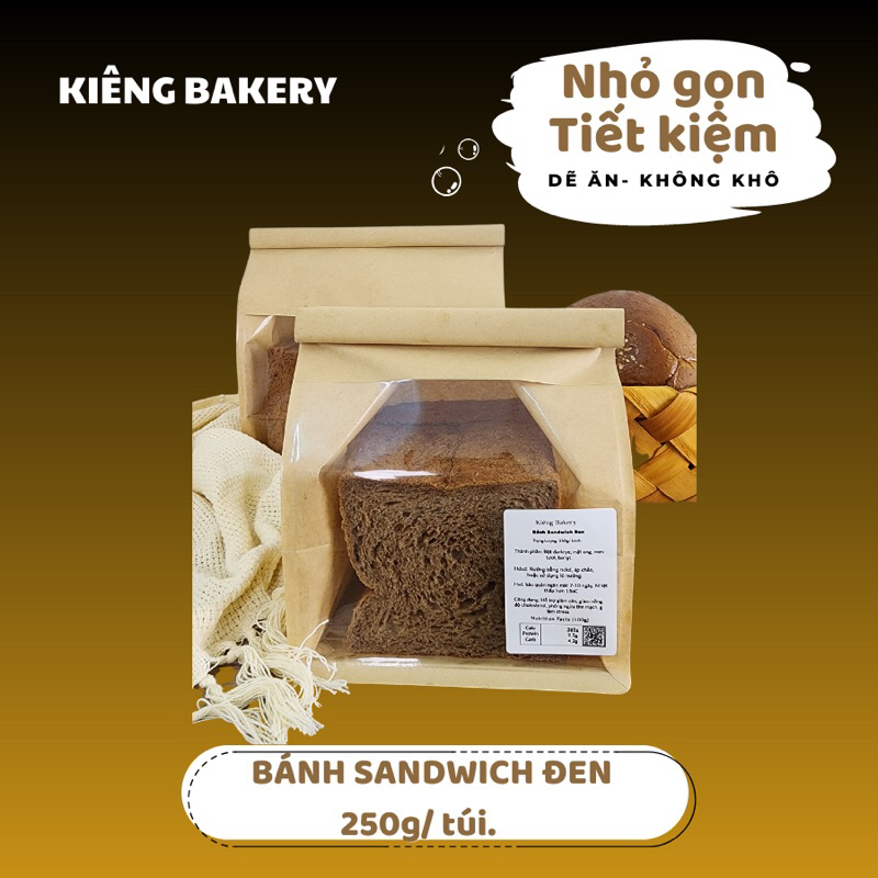 (TOÀN QUỐC) Bánh Sandwich Đen 250-500g