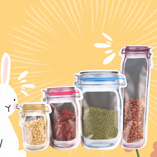 Túi Zip Đựng đồ ăn vặt đồ khô Thực Phẩm tiện ích Nhiều Mẫu Dễ Thương