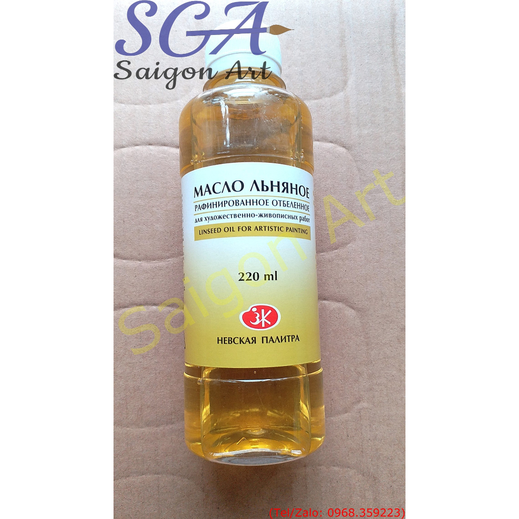 Dầu lanh Nga LINSEED OIL No.2332912 chai lớn 220ml