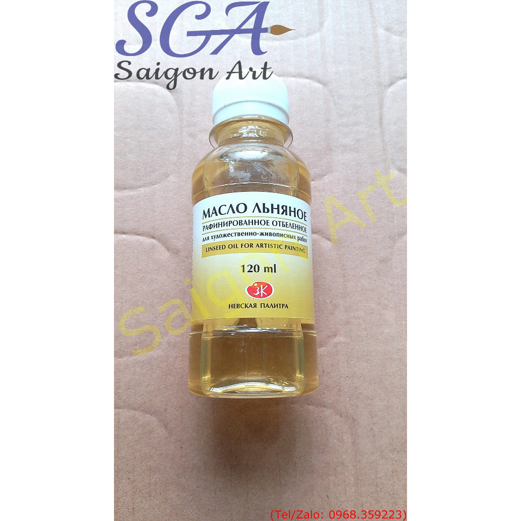 Dầu lanh Nga LINSEED OIL No.2333912 chai nhỏ 120ml