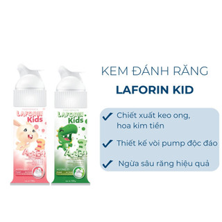 Kem đánh răng laforin kids đánh bay sâu răng - lọ 100g