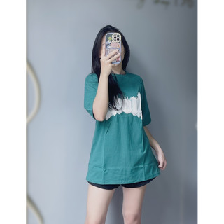 Áo phông 3158 in chữ nổi cotton khô nhiều màu